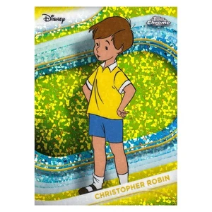 Mini refractor de diamante amarillo Topps Chrome Disney Christopher Robin #147 2025 - Imagen 1 de 3