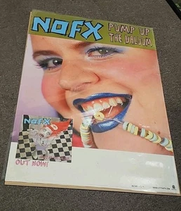 NOFX -- PUMP UP THE VALUUM - ORIGINAL WERBEPLAKAT EPITATH RECORDS - Bild 1 von 4