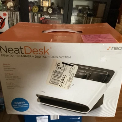 Neat Desk ND-1000 Desktop Digitial Receipt Scanner/Filing System Open Box - Image 1 of 3