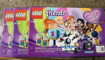 4 LEGO Friends #41346 Friendship Box Instruction Booklets Manuals Only - Image 1 of 3