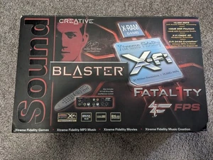 Creative Sound Blaster X-Fi Xtreme Fidelity Fatal1ty SB0460 64MB PCI Sound Card - Zdjęcie 1 z 8
