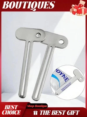 Metal Toothpaste Squeezer Tube Keys Roller Dispenser Manual Toothpaste Squeezer. - Image 1 of 4