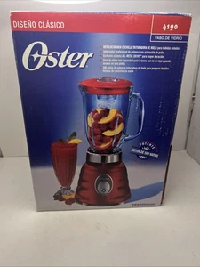 OSTER 4190 5 Cup Jar Pulse Ice Crusher Strawberry Red 500 Watt Beehive Design - Picture 1 of 5