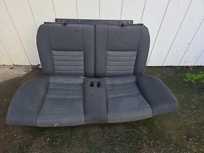 1999-2004 OEM Ford Mustang Coupe tecido assentos traseiros assento traseiro cinza carvão! - Imagem 1 de 4
