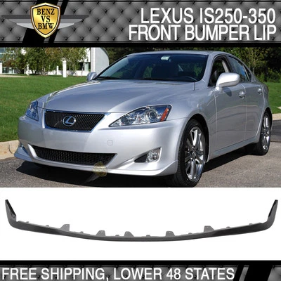 Fit 06-08 Lexus IS250 IS350 Front Bumper Lip Spoiler OE Style PU - Imagem 1 de 4