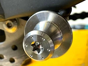 Triumph Thruxton 1200 2016-22 Titane Paddock Support Bobines Coton - Picture 1 of 12