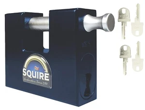 Squire Container Padlock - WS75 - Hardened Steel Block Lock - CEN 4 Rated -... - Picture 1 of 3