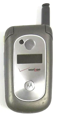 Motorola V325i - Gray and Silver ( Verizon ) Very Rare Cellular Flip Phone - Image 1 of 3