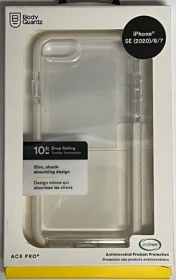 Funda BodyGuardz Ace Pro para iPhone SE (2020-2022)/8/7 Blanca Foto 1 de 2