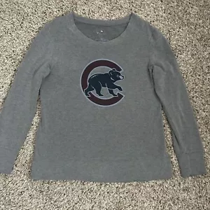 Chicago Cubs Pullover Sweatshirt Sweater MLB Baseball Women's Size Medium - Picture 1 of 7