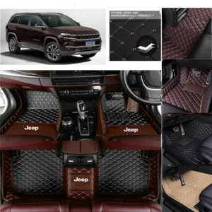 Luxus Für JEEP Commander Compass 2006-2025 Automatten All-Wetter Fußmatten - Picture 1 of 28