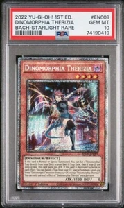 PSA 10 Dinomorphia Therizia Starlight BACH-009 1ª Edición Batalla del Caos - Imagen 1 de 2
