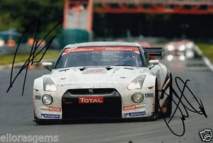 Le Mans Driver Darren Turner &  Anthony Davidson Hand Signed Photo 12x8"  AA - Picture 1 of 1