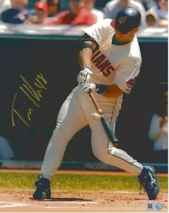 Travis Hafner Clev Indians Autographed 8x10 Action Photo with MLB Authentication - Picture 1 of 1