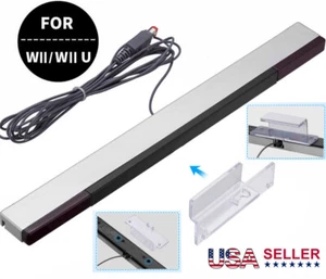 Sensor Bar for Nintendo Wii / Wii U System Controller Infrared IR RVL-014 Motion - Picture 1 of 13