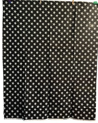 Tela de algodón Michael Miller estrellas de rock blancas y negras aproximadamente 1 yarda pieza CX3243 Foto 1 de 3