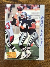 1993 Pro Line Live Football Card #51 Troy Aikman