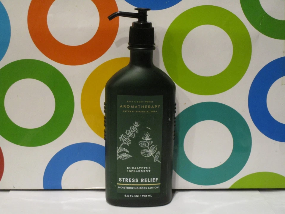 BATH & BODY WORKS ~ LOCIÓN CORPORAL PARA ALIVIAR EL ESTRÉS ~ EUCALIPTO + MENTA VERDE ~ 6,5 OZ Foto 1 de 1