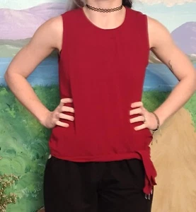 Japna Women’s Sleeveless Blouse Size Small Wine-Colored - Picture 1 of 5