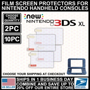 Film Plastic Screen Protector For Nintendo New 3DS XL/LL Model Console 2014 - Picture 1 of 5
