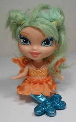 КУКЛА БАРБИ РУСАЛКА ЗЕЛЕНАЯ МЕРФЕЯ MATTEL 2005 с КРЫЛЬЯМИ ФЕИ - Изображение 1 из 4