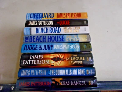 8 JAMES PATTERSON # HC W/DJ STANDALONE CORNWALL YATES BOZARTH GROSS LEDWIDGE - Image 1 of 4