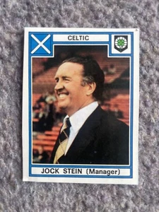 JOCK STEIN (Celtic) Panini Football 78' AUFKLEBER Gebraucht 1978 Selten  - Bild 1 von 2