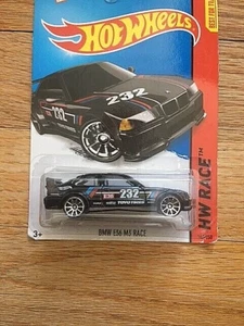 HOTWHEELS E36 BMW M3 RACE 2015 WORLD RACE BLACK HTF - Picture 1 of 1