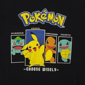 Old Navy Pokemon Shirt Youth XL (14-16) Black Choose Wisely excellent condition - Picture 1 of 9