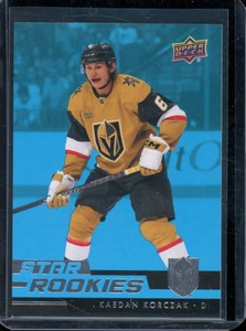 2022/23 Upper Deck Star Rookies Blue Kaedan Korczak Rc #23