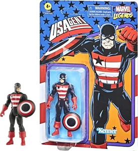 Marvel Hasbro Legends Series 3.75 Inch Retro 375 Collection U.S. Agent Action Fi - Picture 1 of 3