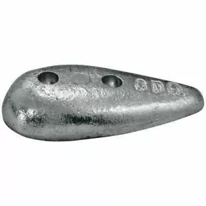 ANODES - ZINC TEAR DROP BOLT-ON BLOCK - Picture 1 of 2