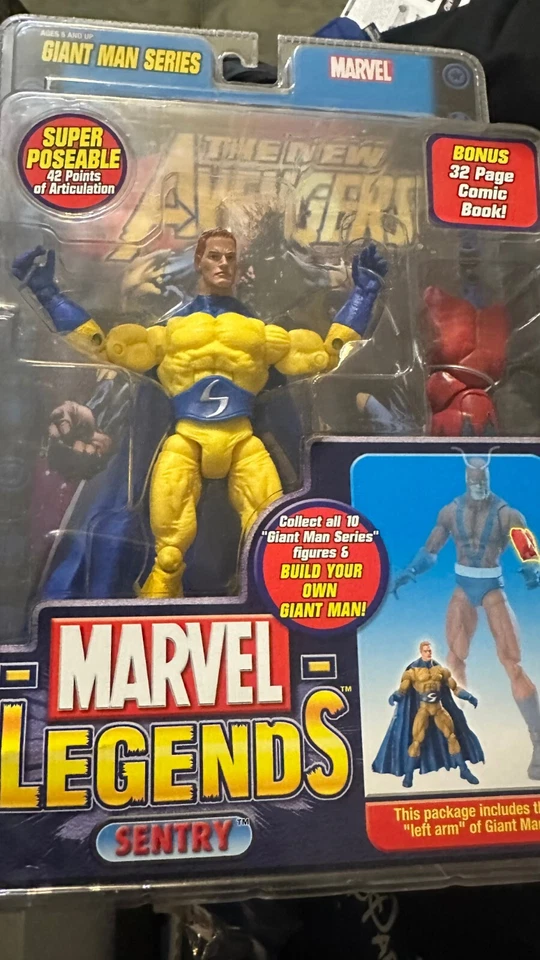 NUEVA FIGURA CENTINELA HOMBRE GIGANTE VARIANTE PELO CORTO MARVEL LEGENDS TOYBIZ 6" 🔥 Foto 1 de 1