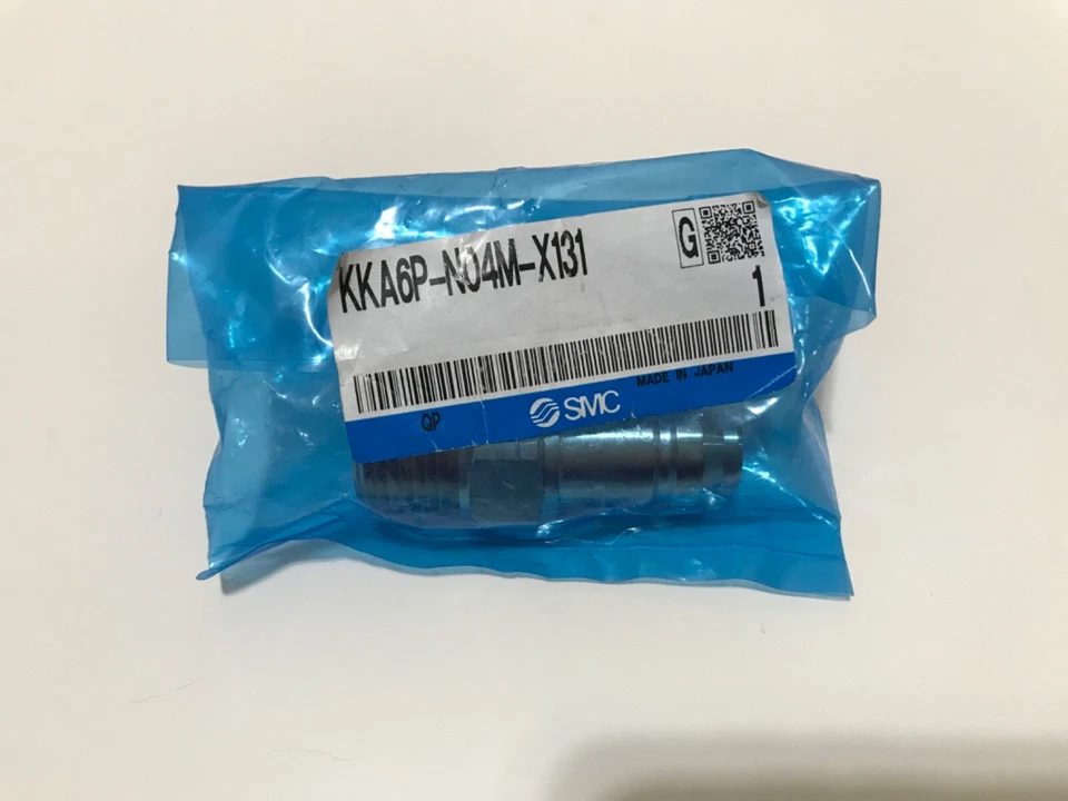 KKA6P-N04M-X131 , SMC Pneumatics, Fitting, Quick Connect, SS - Image 1 of 4