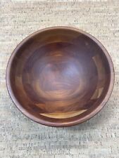 Wooden Bowl Display Only Not For Food Use 11.5” Wide 4” Tall MCM Style Beauty