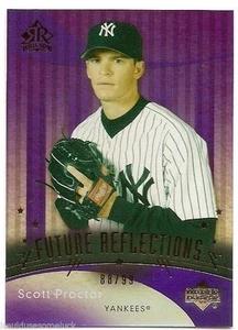 2005 REFLECTIONS FUTURE PURPLE PARALLEL #137 Scott Proctor #88/99 - Picture 1 of 1