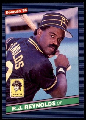 1986 Donruss - #552 R.J. Reynolds Pittsburgh Pirates Baseball Card - Image 1 of 2
