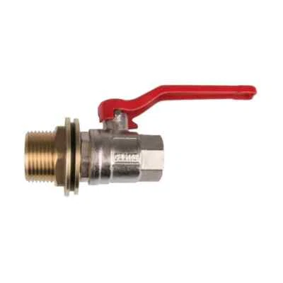 Regentonnenanschluss Tank Tonnen Durchführungs Set Hebelkugelhahn Absperrhahn - Bild 1 von 3