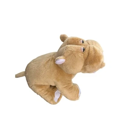 Ganz Webkinz Plush Mud Hippo Stuffed Animal Toy Beige HM384 NO CODE - Image 1 of 4