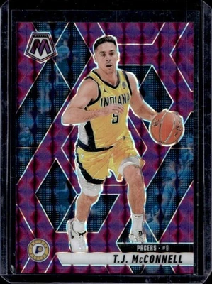 2024-25 Mosaic T.J. McConnell Purple #76/99 Pacers - Image 1 of 2