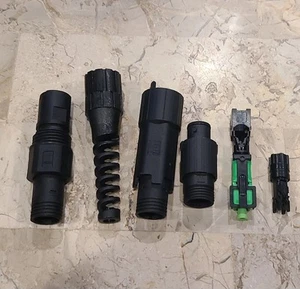 Lot de 5 kits de connecteurs rapides à fibre optique SC/APC connecteur rapide intégré FTTH - Photo 1/5