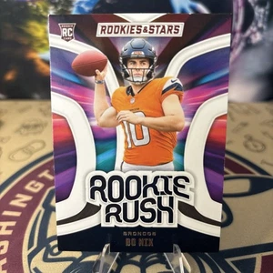 2024 Panini Rookies & Stars - Bo Nix Rookie Rush #RR-BNX (RC) Denver Broncos - Picture 1 of 2
