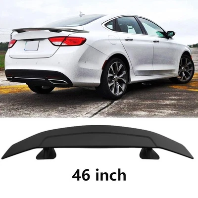For Chrysler 200 2011-17 46" Rear Car Trunk Spoiler Lip Racing Style Wing Matte - Image 1 of 4