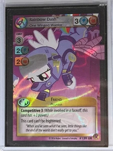 MLP CCG, Rainbow Dash, One Winged Warrior, Marks in Time, #139 UR - Picture 1 of 1