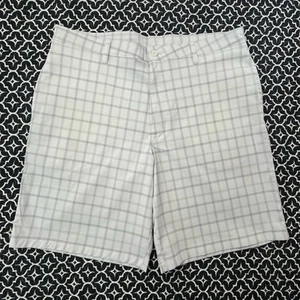 Pantalones Cortos Champion Para Hombre 38 Blanco A Cuadros Golf Informales Frente Plano Chino - Imagen 1 de 13