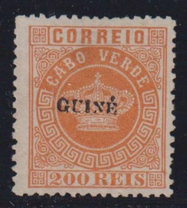 E4130: Guinea portoghese #6, zecca, F-VF, FIRMATO; CV $600 - Foto 1 di 2