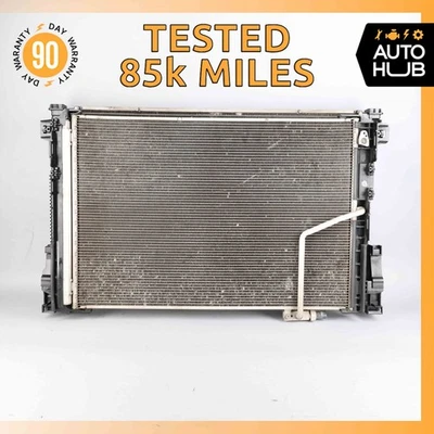 Radiador condensador aire acondicionado refrigeración por agua motor Mercedes W212 E350 E400 OEM 85k Foto 1 de 4