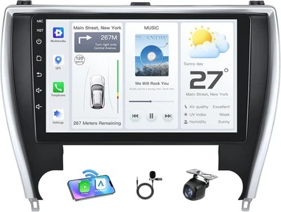 Toyota Camry 2012-2014 10.2in Android 13 8 Core 32GB Stereo Wireless CarPlay - Image 1 of 4