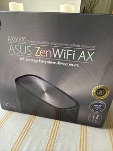 ASUS ZenWiFi AX6600 Tri-Band Mesh WiFi 6 System - - Schwarz - Bild 1 von 3