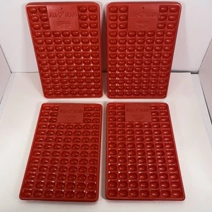 Vintage Jell-O Beans Mold Jigglers Set Of 4 Red Jello Molds - Picture 1 of 4